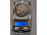 Италия 10 лири 1927 г. Сребърна