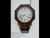 Американски стенен часовник E.N.Welch РАБОТЕЩ