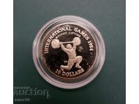 Λιβερία 10 δολάρια 1984