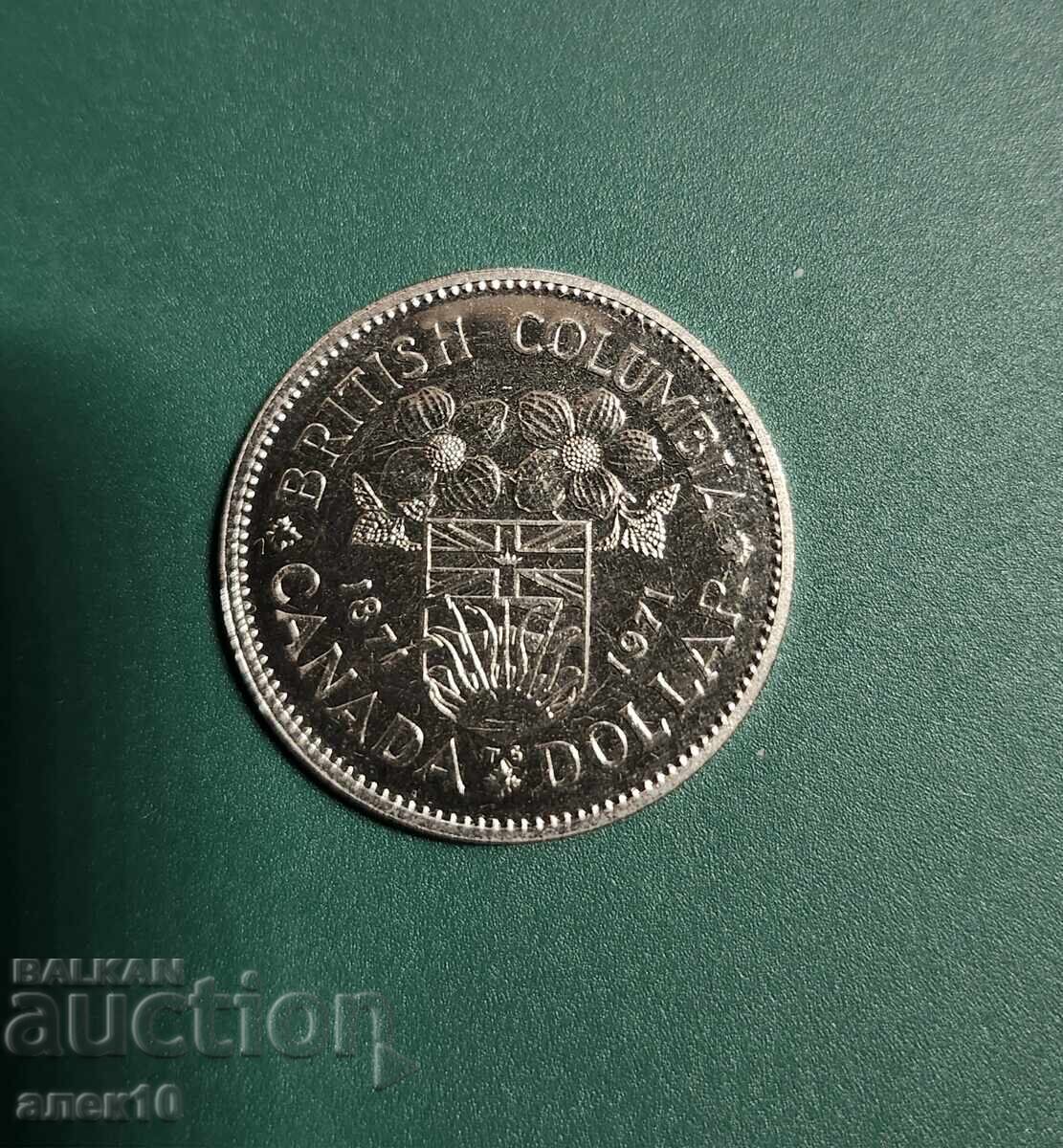 Canada 1 dolar 1971 a