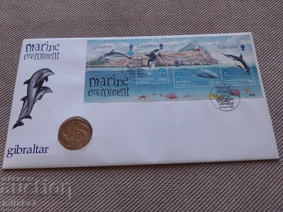 50 pence 1997, Gibraltar