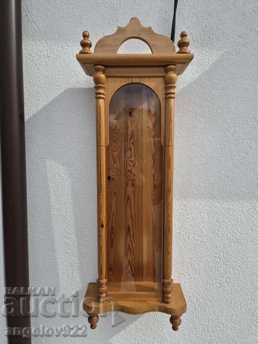 Mare cutie frumoasă din lemn pentru ceas de perete!!!