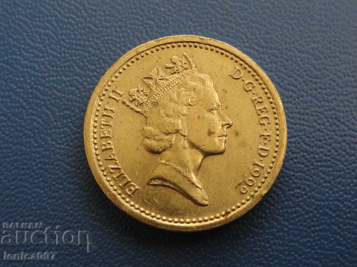 Auction  UK 1992 - 1 Pound