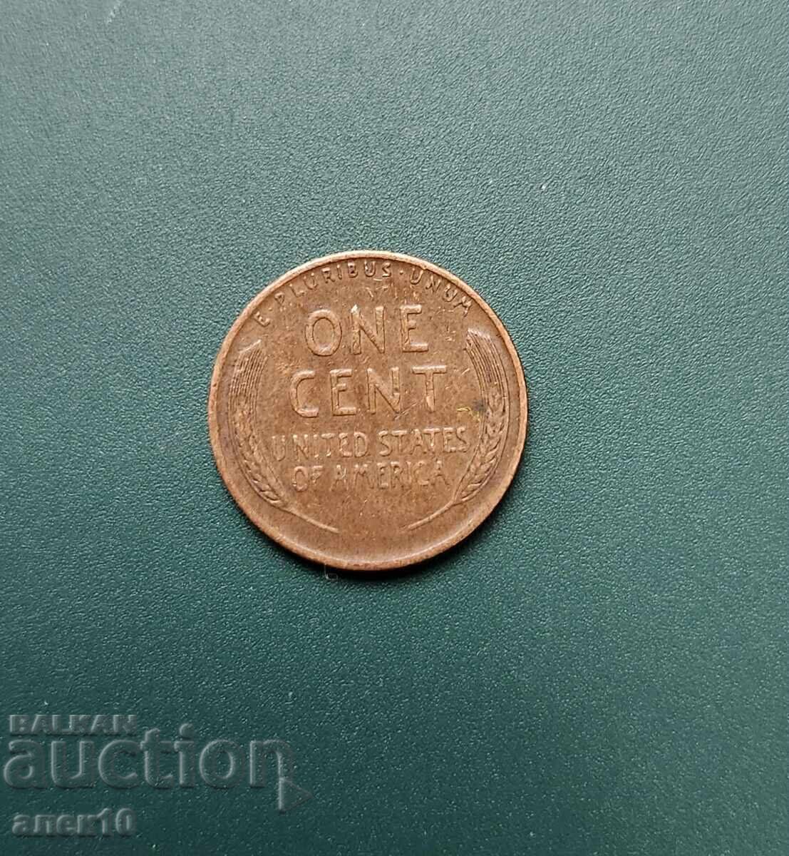 САЩ   1  цент S   1942    а с цена € 0.60 | 1.17 лв.