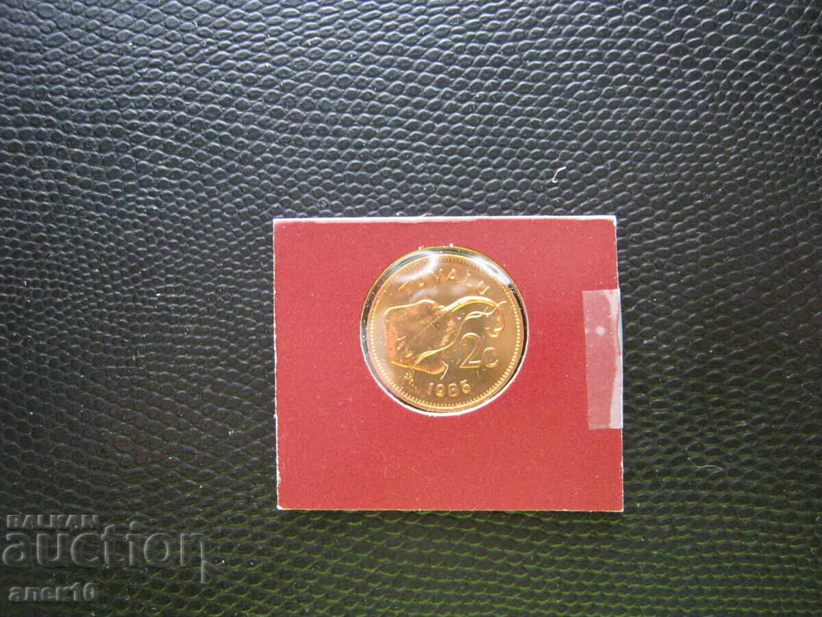 Тувалу  2  цент   1985    а с цена € 2.30 | 4.50 лв.