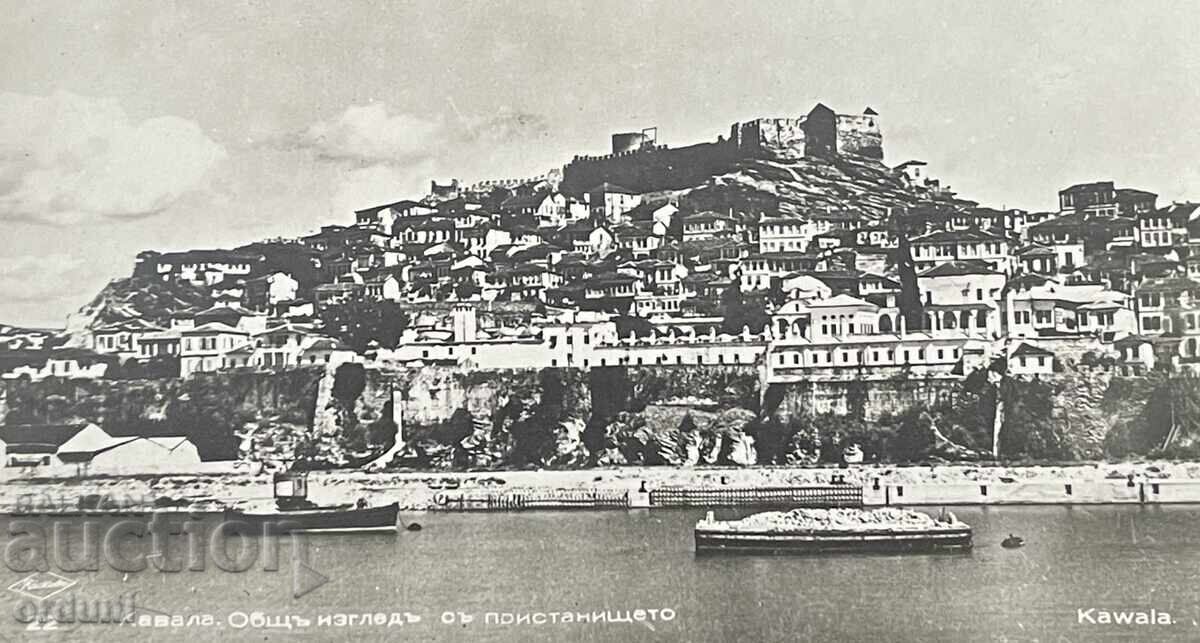 5729 Regatul Bulgariei Grecia oraș Kavala Vedere generală de la port cu preț € 20.00 | 39.12 BGN