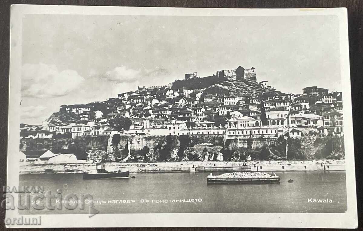 5729 Regatul Bulgariei Grecia oraș Kavala Vedere generală de la port