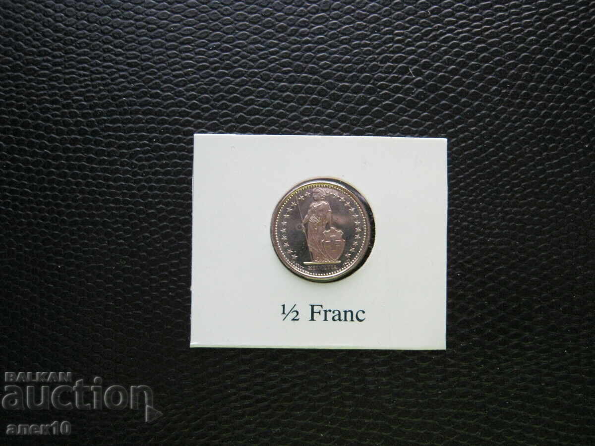 Switzerland 1/2 franc 1984 proof a
