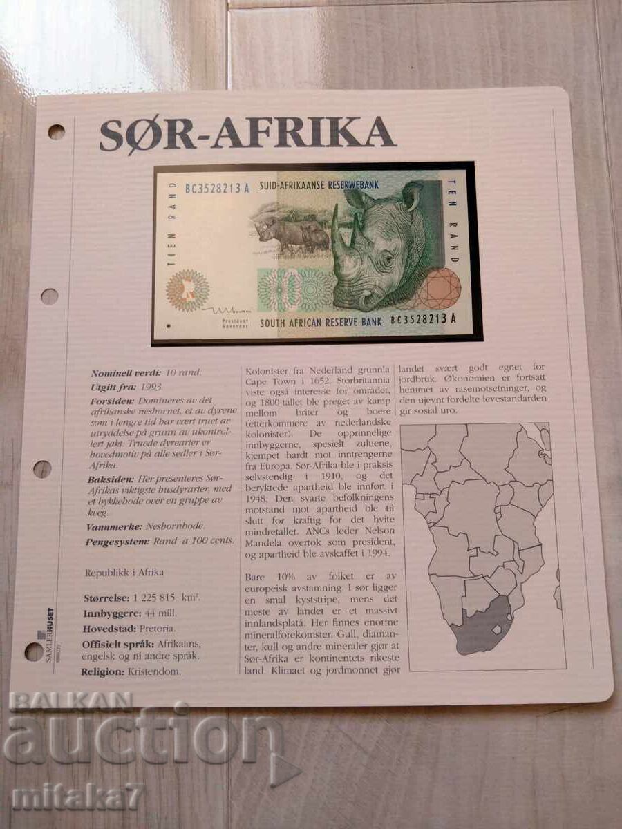 10 randi 1993, Africa de Sud