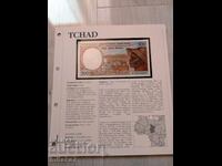 500 franci 1992, Ciad