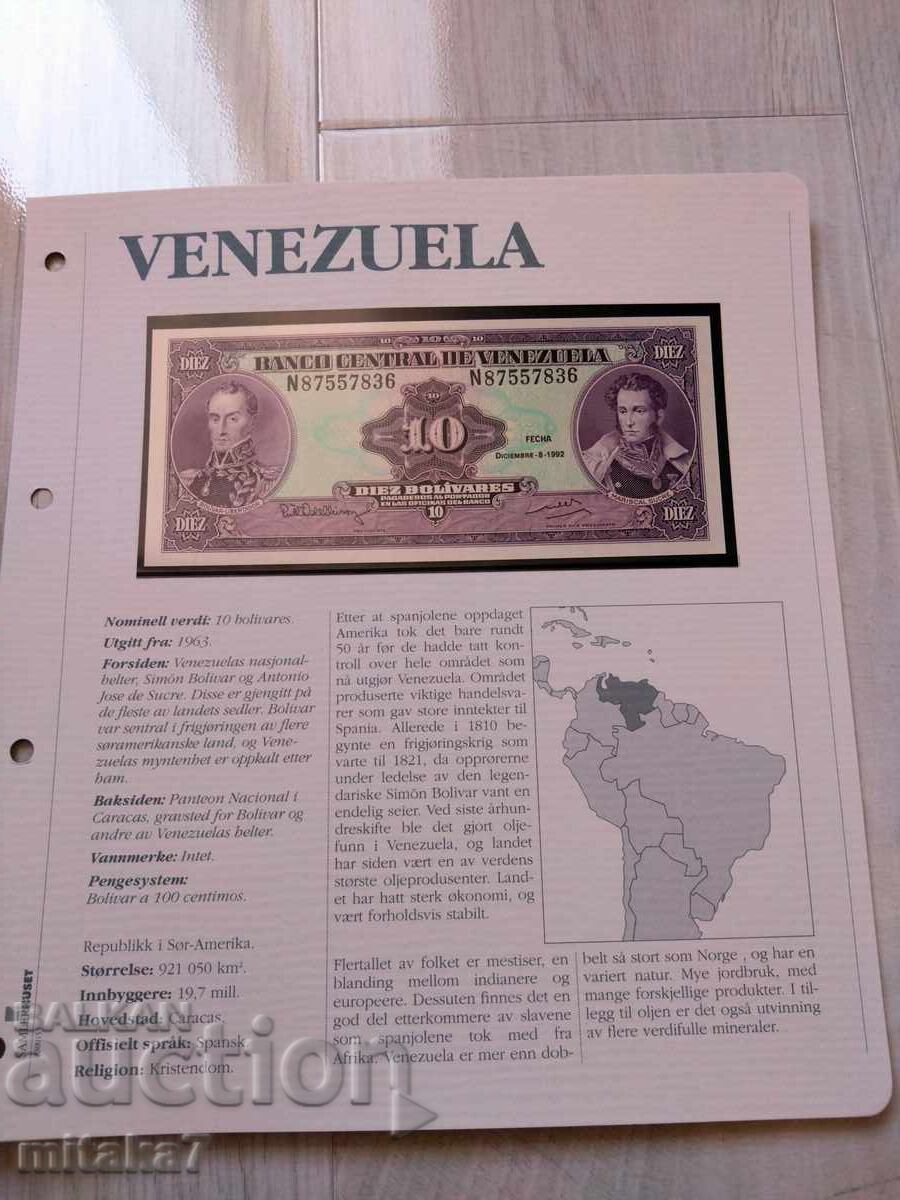 10 bolivarii 1992, Venezuela