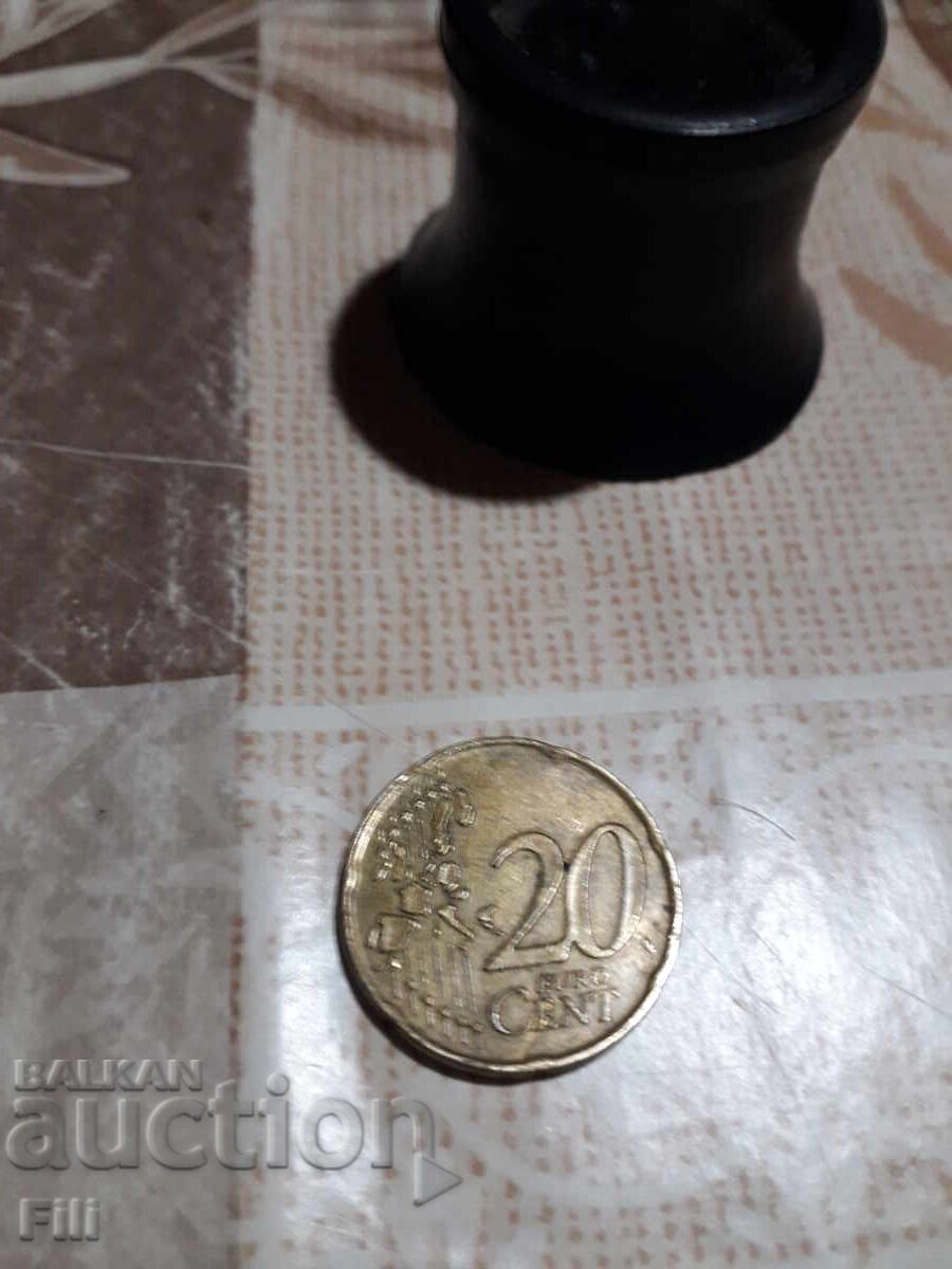 20 euro cent  italy - 5
