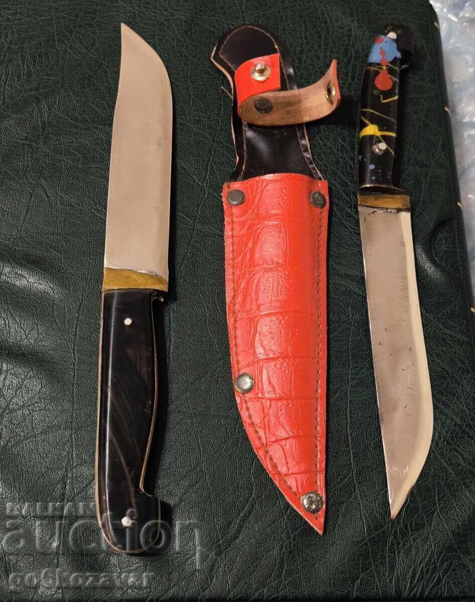 Dva bŭlgarski nozha rŭchna izrabotka, 70-80-te god, Perfektni - 5 Dva bŭlgarski nozha rŭchna izrabotka, 70-80-te god, Perfektni - 5