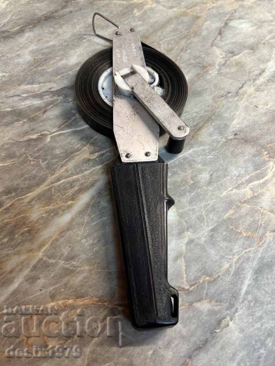 Old measuring tape, 20 meters Old measuring tape, 20 meters