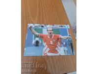 Retro postcard Jordan Lechkov 15/10.5cm