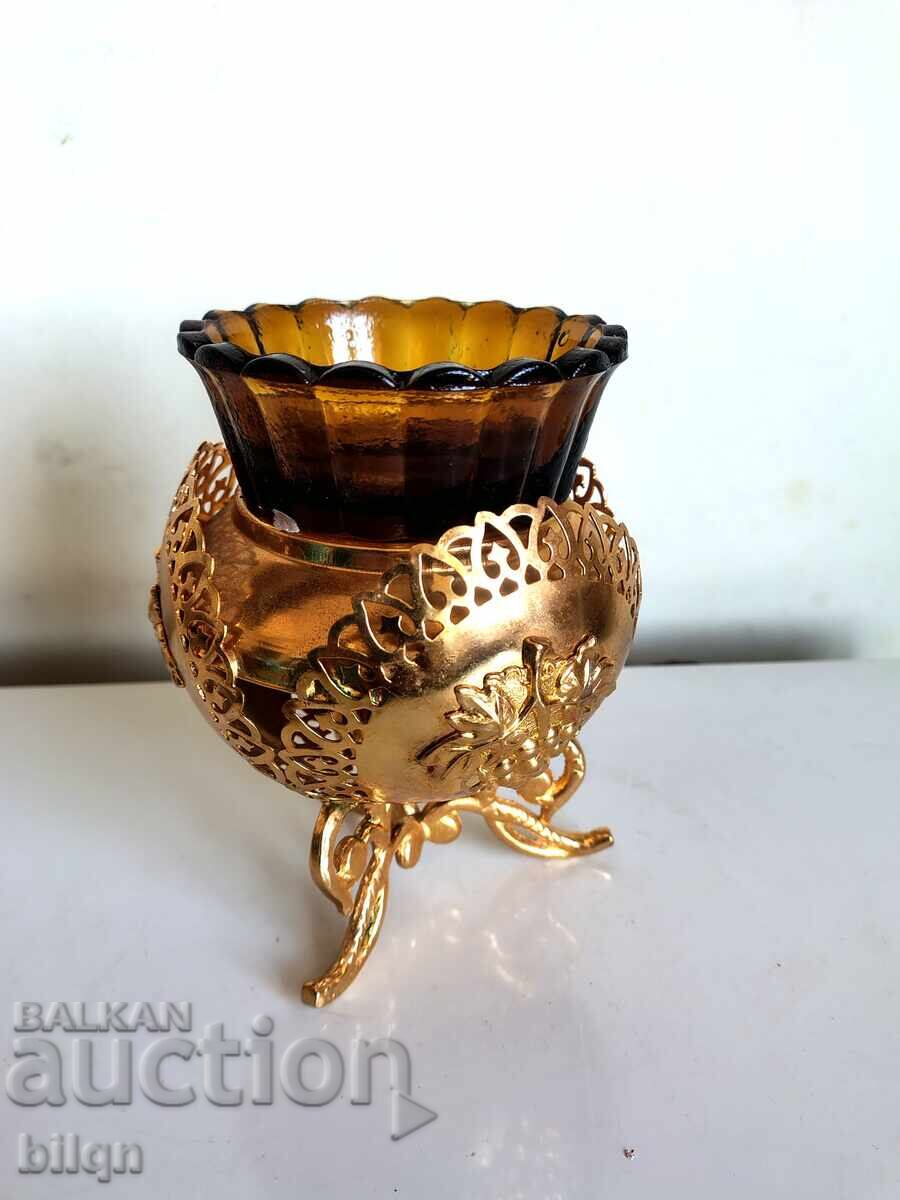 Beautiful Gilded Old Vessel Beautiful Gilded Old Vessel