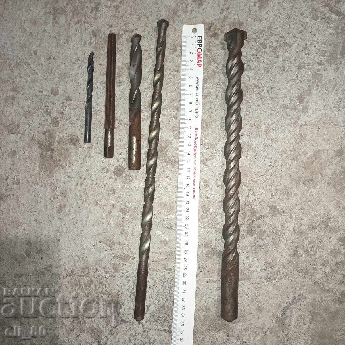 lot of large drill bits lot of large drill bits