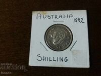 Australia 1 șiling 1942 Argint