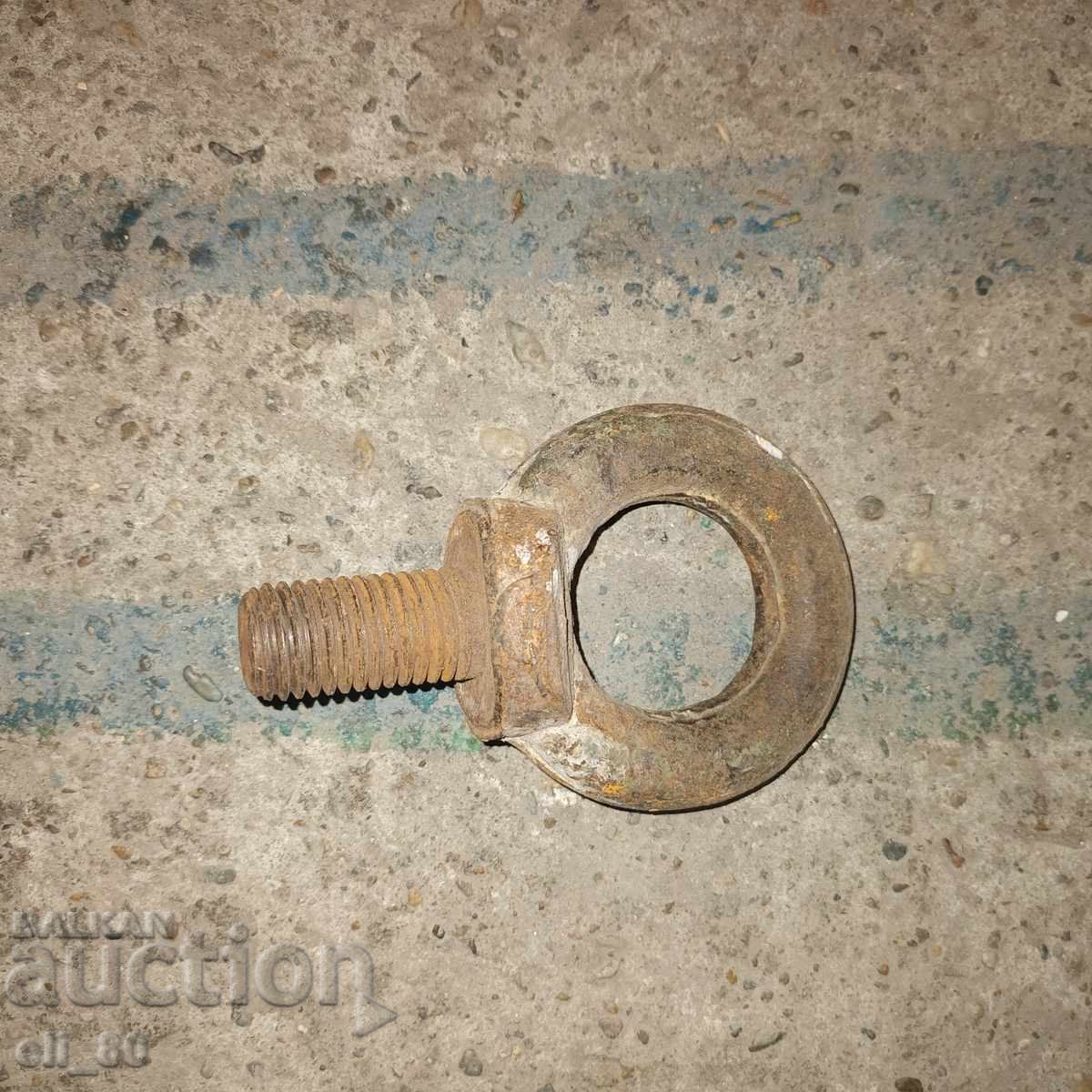 Μεταλλικό γάντζο μεγάλο με σπείρωμα