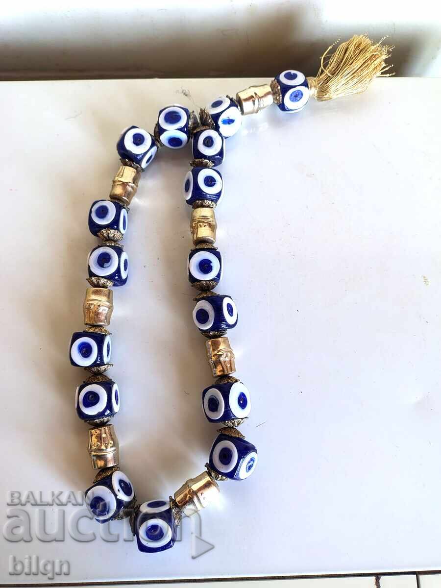 Rozariu Imens Ochi Albastru Anti-Deochi