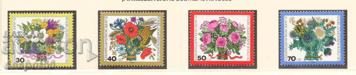 1974. Berlin. Caritabil - Flori 1974. Berlin. Caritabil - Flori