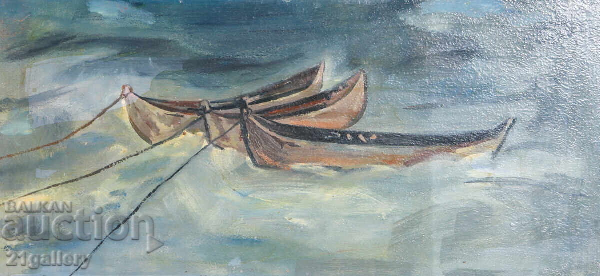 Petŭr Nenov, kartina, masleni boi peĭzazh με τιμή € 100.00 | 195.58 BGN