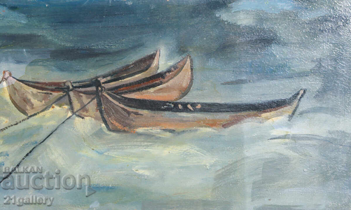 Petŭr Nenov, kartina, masleni boi peĭzazh - 5