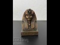 Medna egipet·ska maska / byust na Tutankamon. №8049
