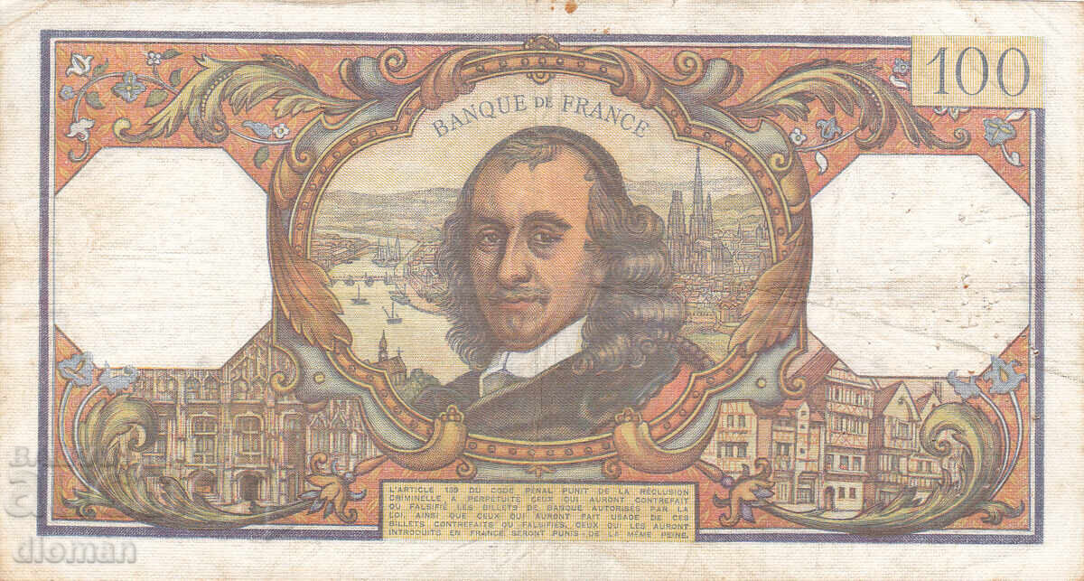 dioman - FRANȚA - 100 FRANCI - 1968 cu preț € 5.70 | 11.15 BGN