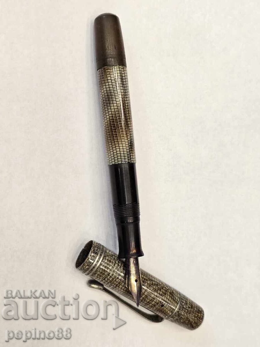 Πολύ Σπάνιο PELIKAN 101N LIZARD 14K (1935-37) - 6