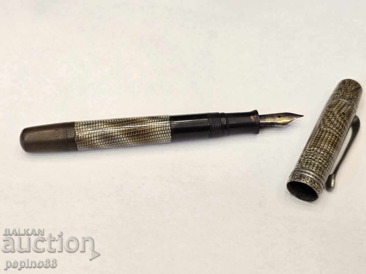 FOARTE RAR PELIKAN 101N LIZARD 14K (1935-37) - 7