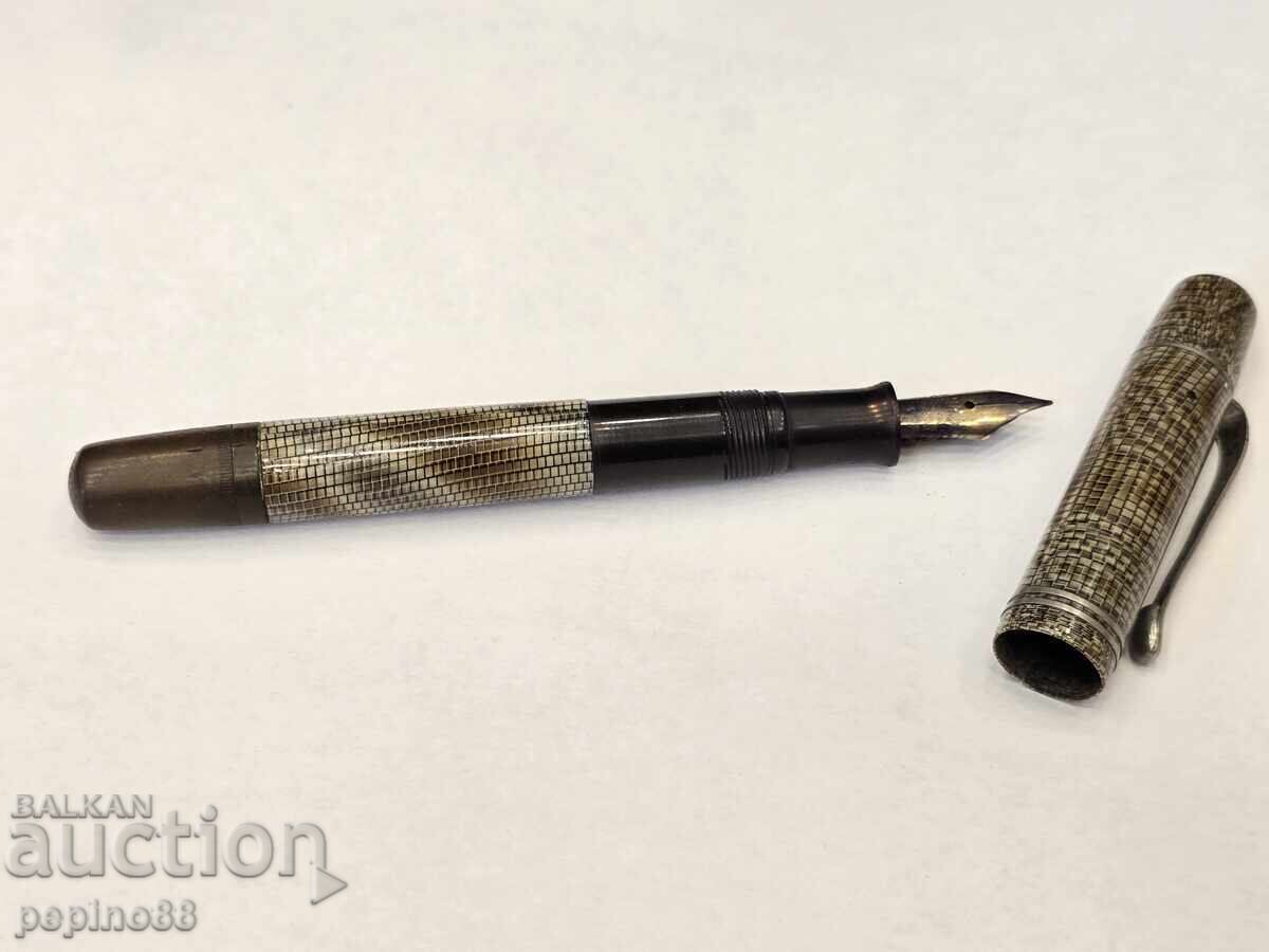 Πολύ Σπάνιο PELIKAN 101N LIZARD 14K (1935-37) - 7