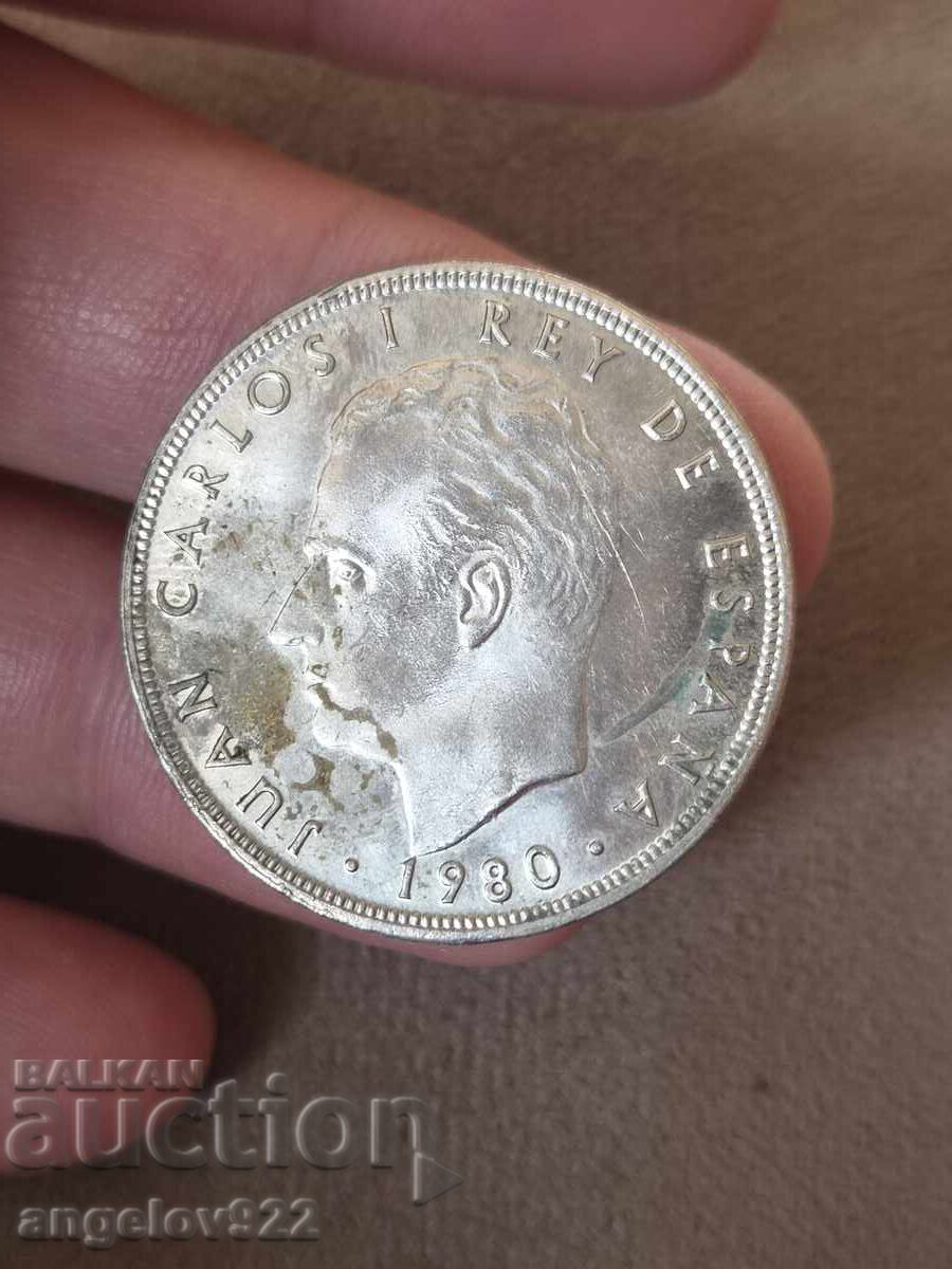 100 pesetas 1980 cu preț € 0.60 | 1.17 BGN