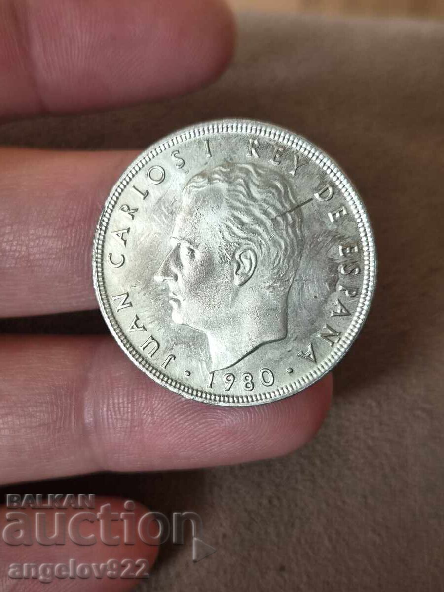 100 pesetas 1980 cu preț € 0.60 | 1.17 BGN