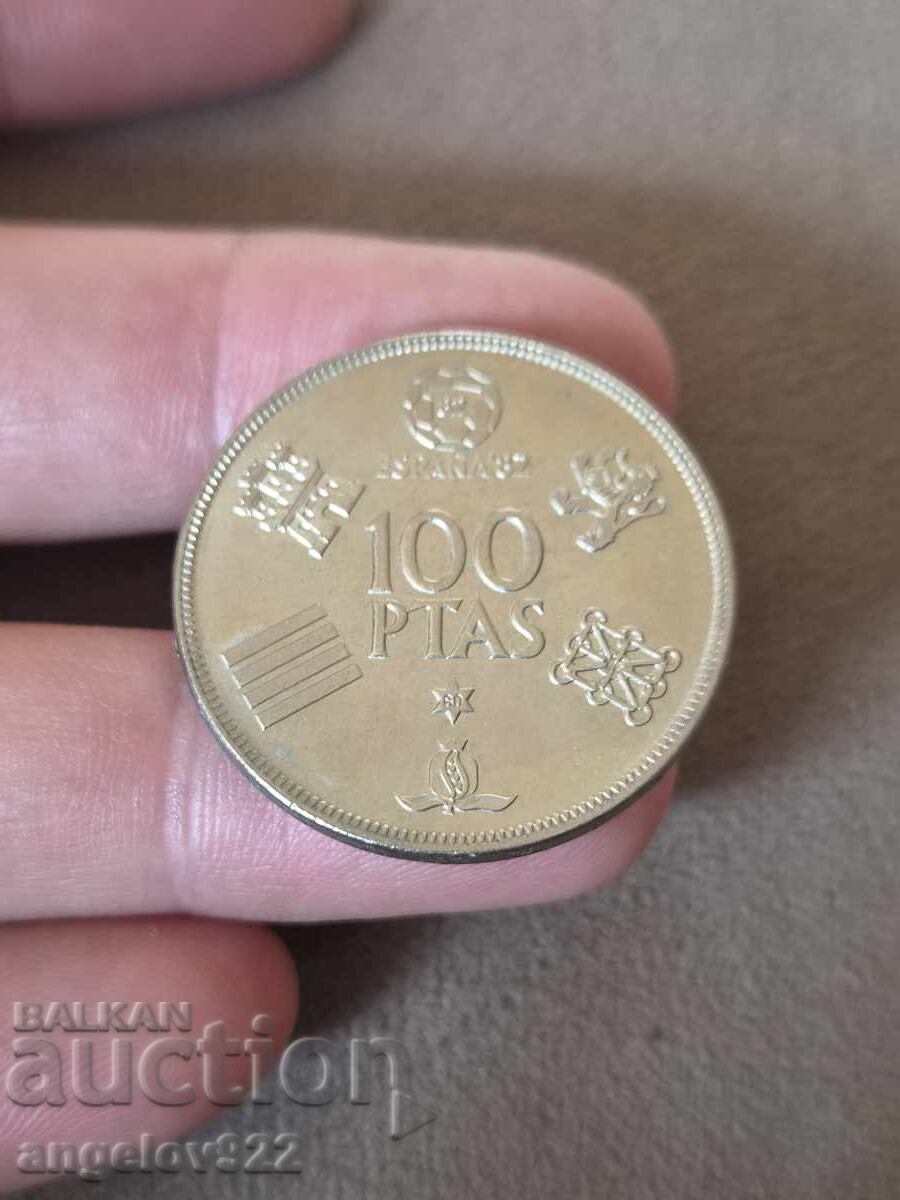 100 pesetas 1980