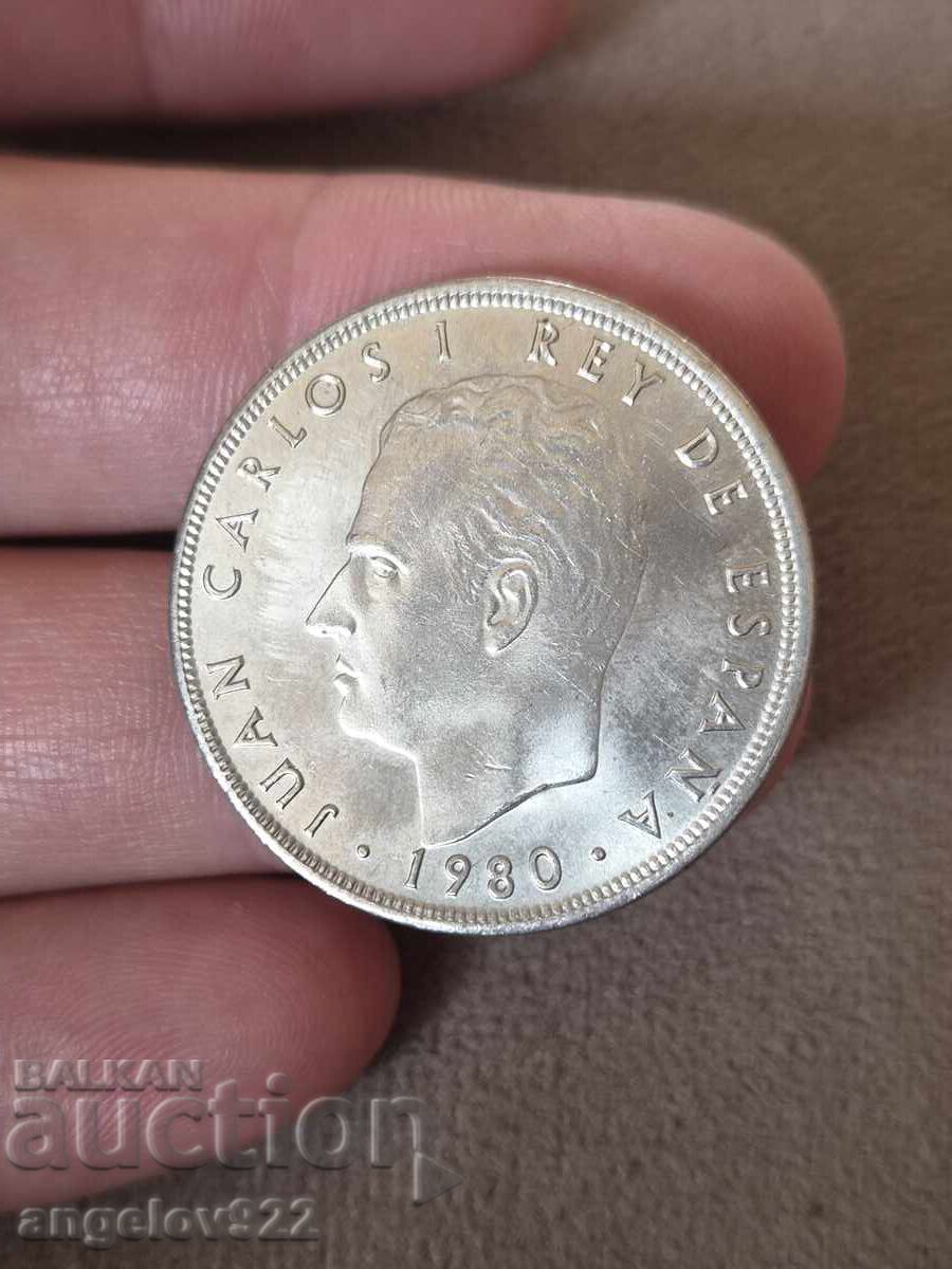 100 pesetas 1980 cu preț € 0.60 | 1.17 BGN