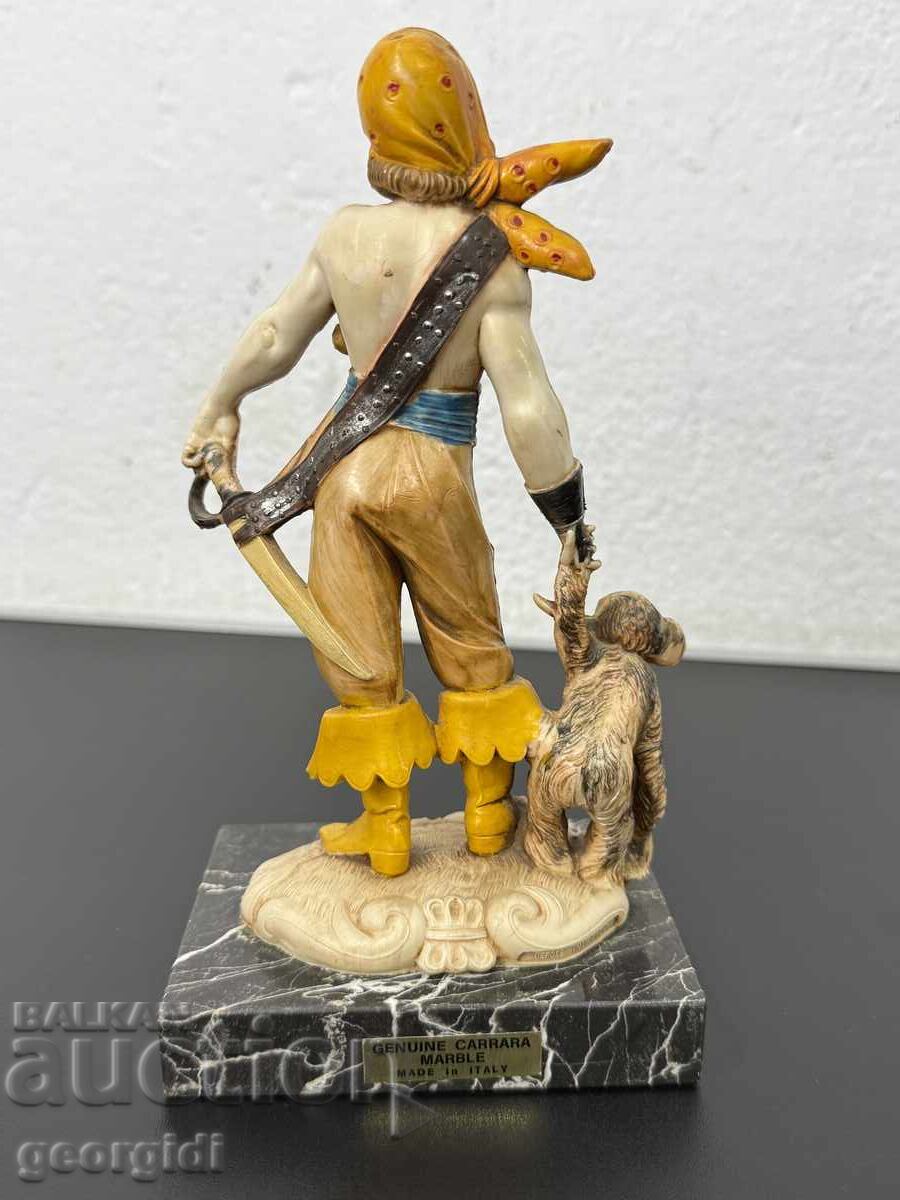 Figurină italiană de pirat cu maimuță. Nr. 8050 - 5