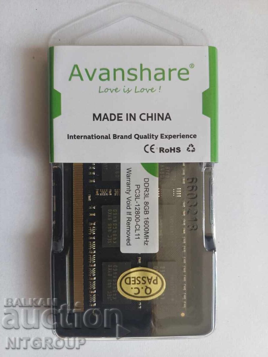 8GB DDR3L 1600 MHz RAM – Second hand / Recondiționat