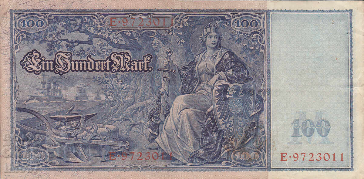 Δημοπρασία tino37- ΓΕΡΜΑΝΙΑ - 100 ΜΑΡΚΑ - 1910 - VF+ Δημοπρασία tino37- ΓΕΡΜΑΝΙΑ - 100 ΜΑΡΚΑ - 1910 - VF+