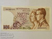 50 φράγκα 1966 Βέλγιο XF
