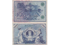 tino37- ΓΕΡΜΑΝΙΑ - 100 ΜΑΡΚΑ /ΠΡΑΣΙΝΗ ΣΦΡΑΓΙΔΑ/ - 1908 - VF