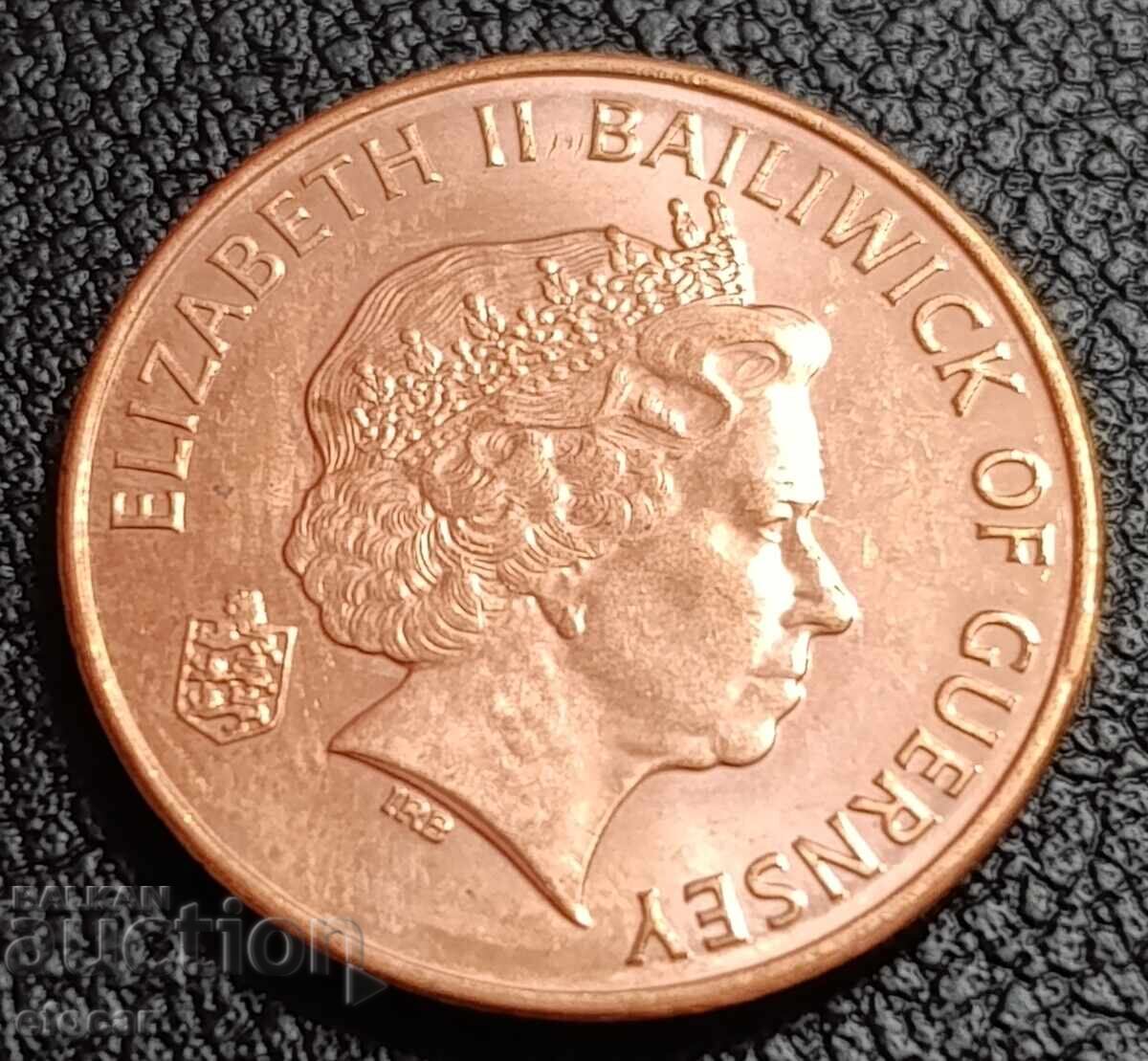 2 pence Guernsey 2012 with price € 3.99 | 7.80 BGN