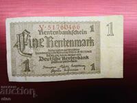 1 γραμματόσημο 1937 Γερμανία, τραπεζογραμμάτιο