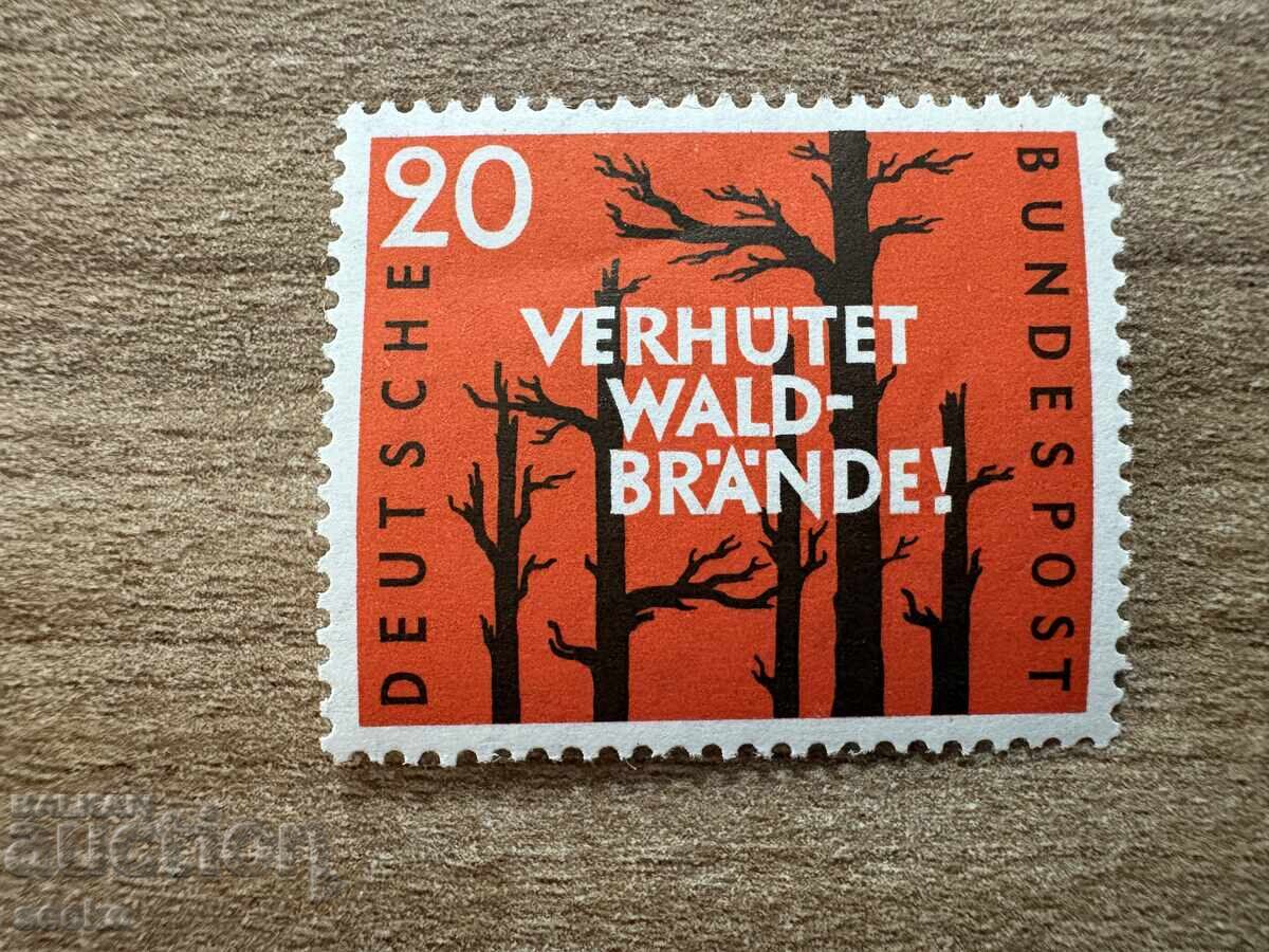 ФРГ/ГФР - Информация за горските пожари (1958) MNH