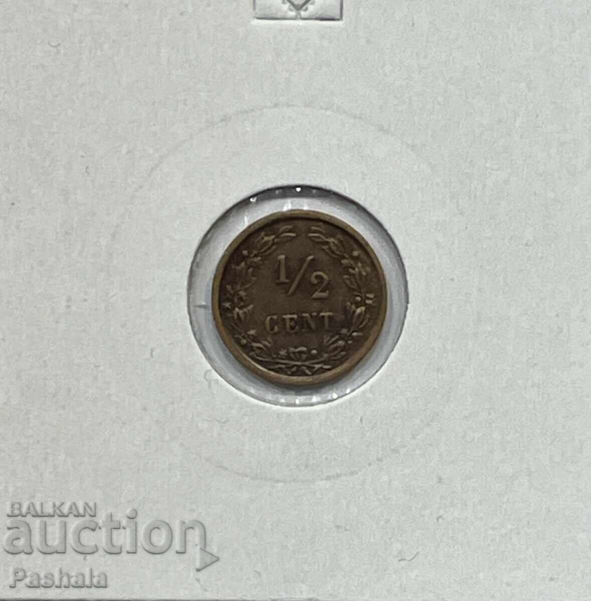 Olanda 1/2 cent 1885