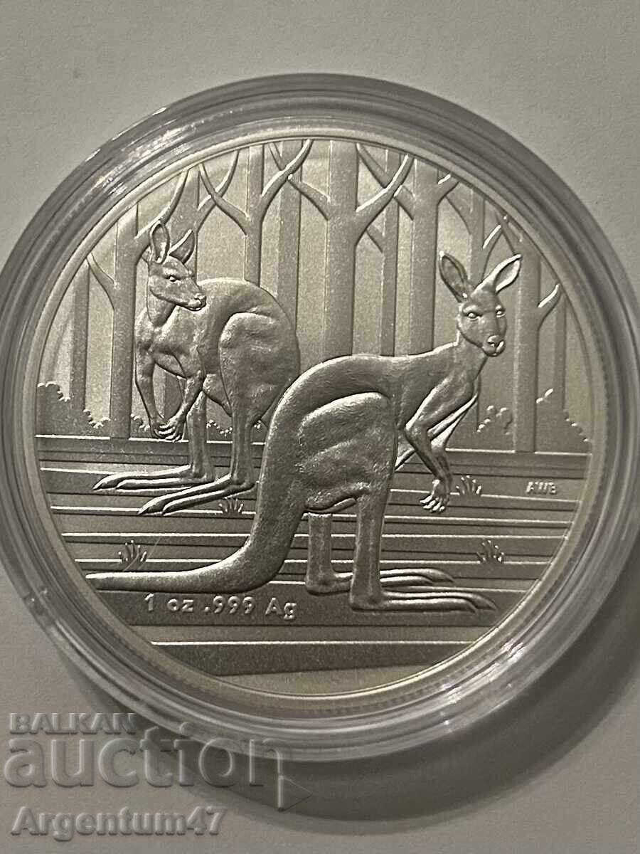 Licitație ARGINT 1 OZ 2024 AUSTRALIA - RAM KANGUR