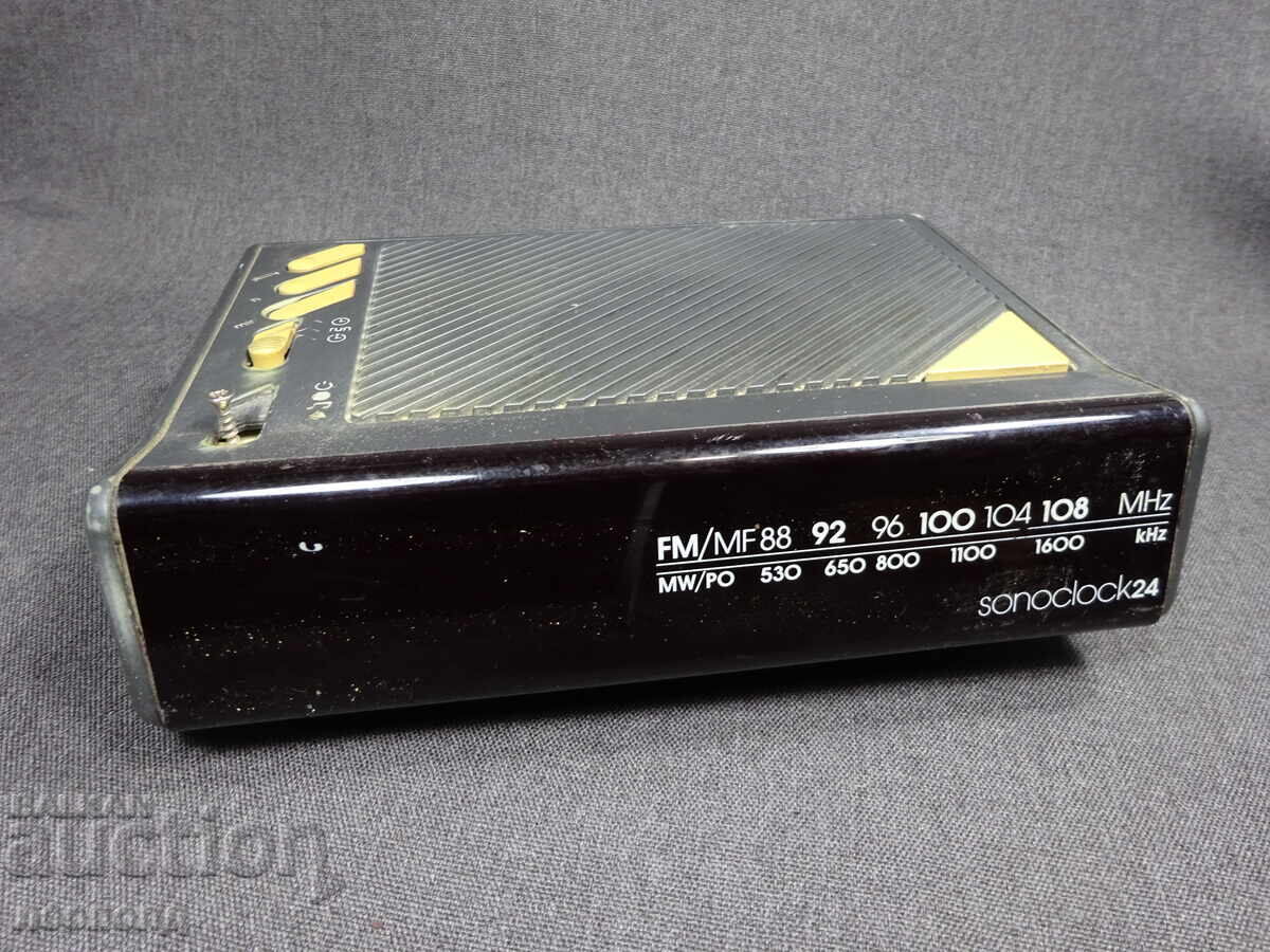 BZTS ΣΤΑΡ ΡΕΤΡΟ ΤΡΑΝΖΙΣΤΟΡ ΡΑΔΙΟ ΡΟΛΟΪ GRUNDIG SONOCLOCK