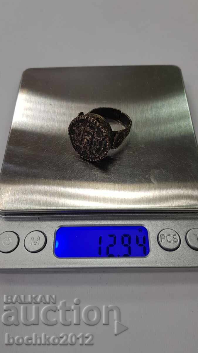 Доставка на Колекционен, български, възрожденски пръстен, 19 - ти век