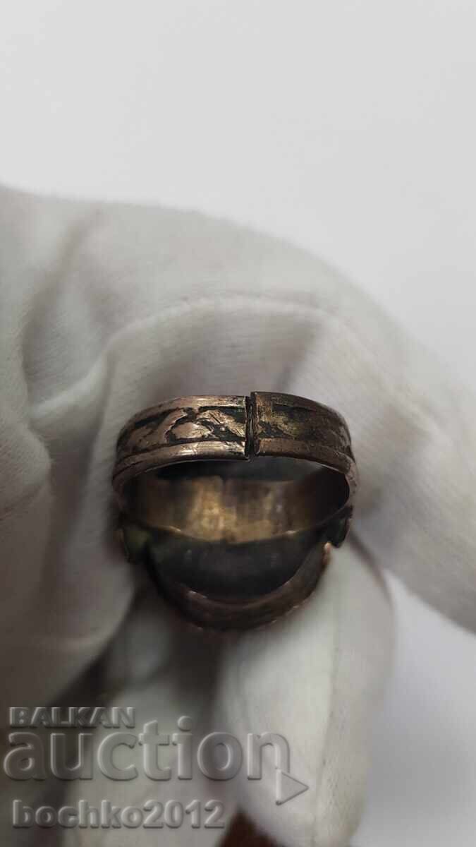 Колекционен, български, възрожденски пръстен, 19 - ти век - 5