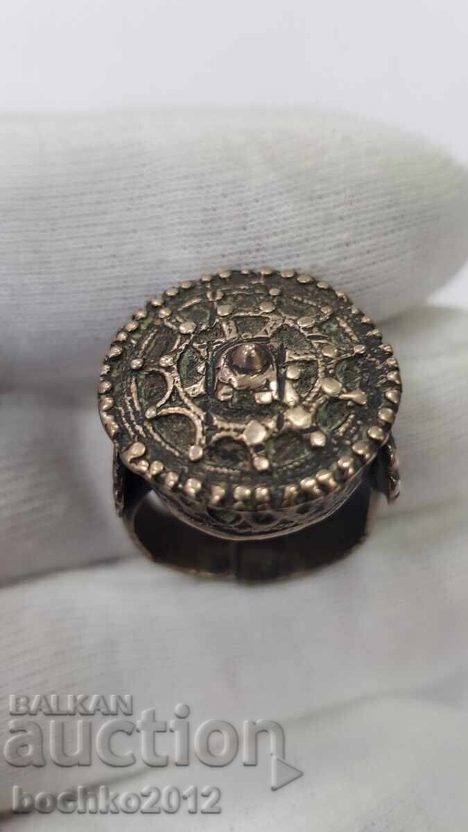 Колекционен, български, възрожденски пръстен, 19 - ти век